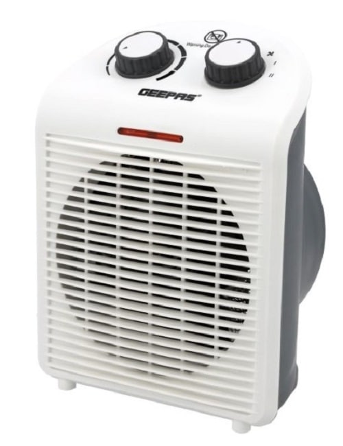 Geepas GFH28520 Fan Heater With 2 Heat Setting
