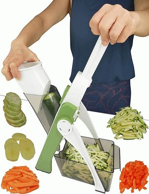 Multi-Functional Vegetable Cutter With Slicer